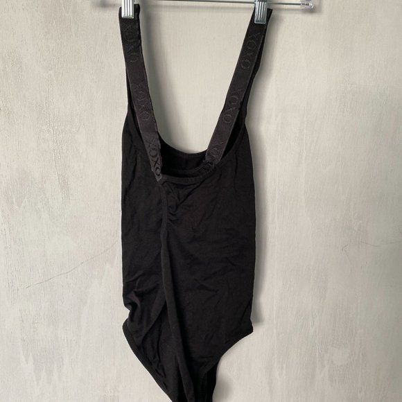 XOXO Black Strap Bodysuit - Picture 3 of 4